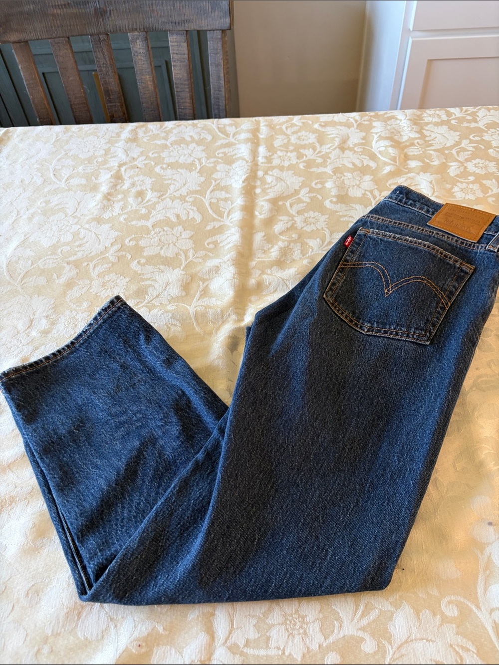 Levi's Blue Wedge Straight Jeans